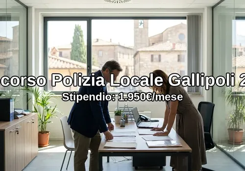 Concorso Comune di Gallipoli 2026: 10 Posti per Agenti di Polizia Locale - Guida Completa