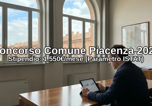 Concorso Comune di Piacenza 2026: 30 Posti per Rilevatori Statistici - Guida Completa all'Albo Permanente