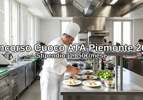 Concorso USR Piemonte 2026: Aggiornamento Graduatorie ATA Cuoco - Guida Completa