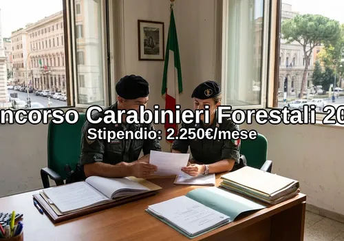 Concorso Tenenti Forestale Carabinieri 2026: 12 Posti - Guida Completa