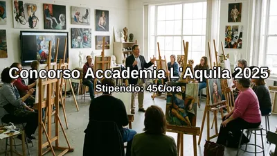 Concorso Accademia Belle Arti Laquila 2025