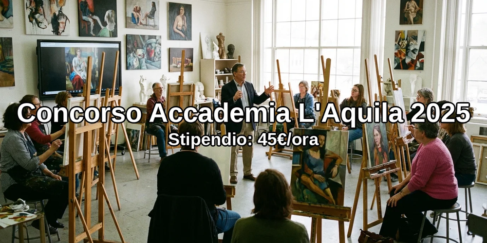 Concorso Accademia Belle Arti Laquila 2025