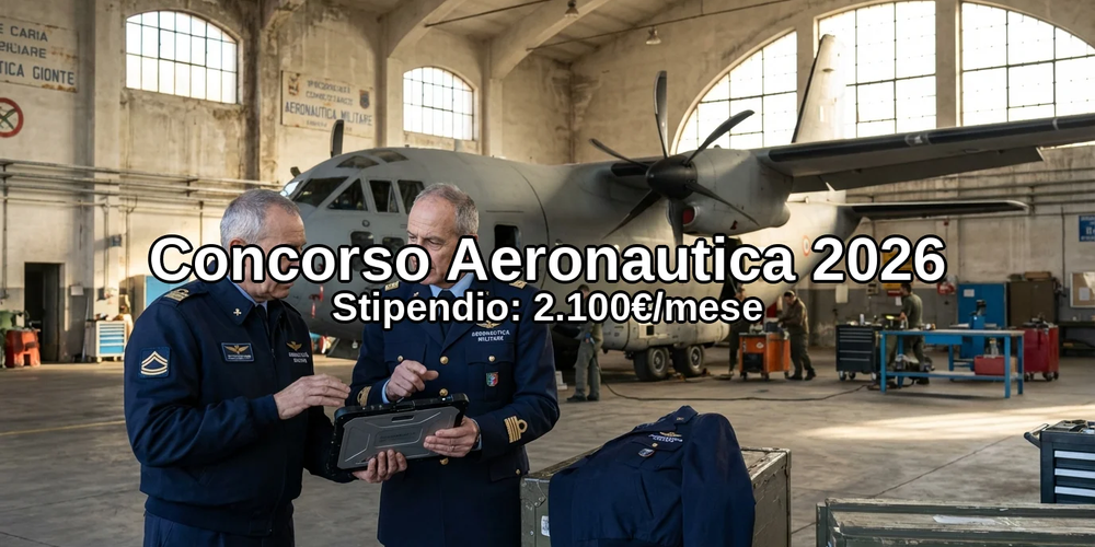 Concorso Aeronautica Militare 2026