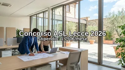 Concorso Asl Lecce 2026