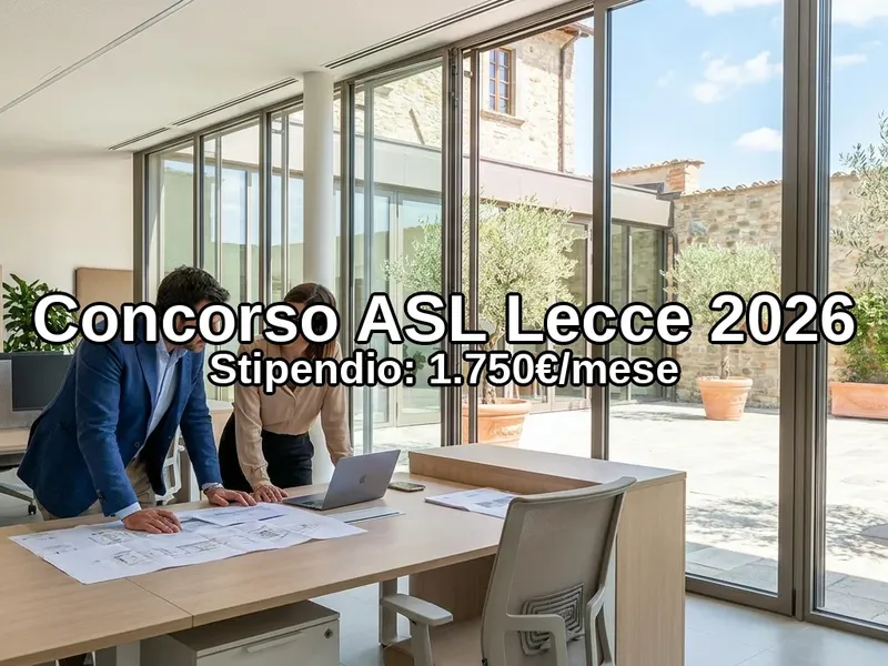 Concorso Asl Lecce 2026