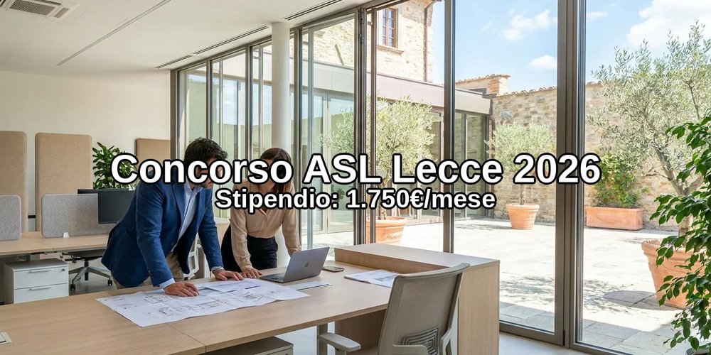 Concorso Asl Lecce 2026