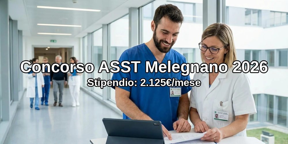 Concorso Asst Melegnano 2026 Infermieri