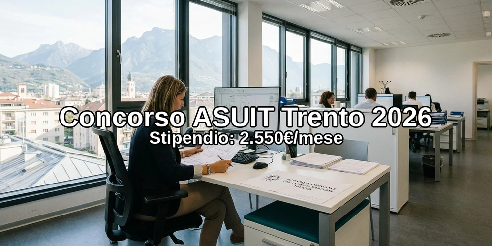 Concorso Asuit Trento 2026
