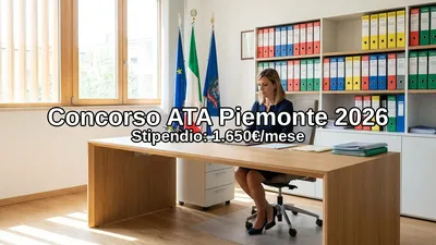 Concorso Ata 24 Mesi Piemonte 2026