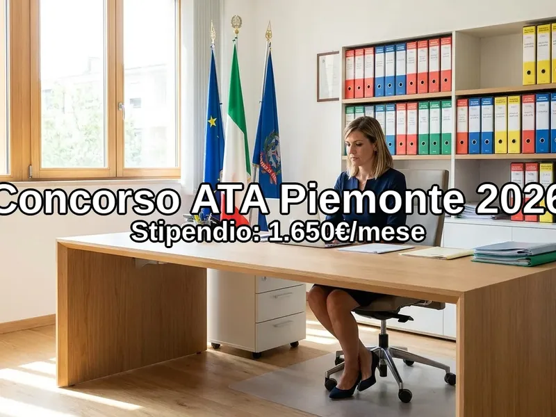 Concorso Ata 24 Mesi Piemonte 2026