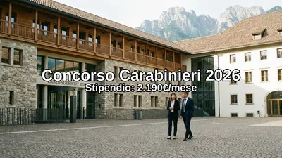 Concorso Carabinieri Bolzano 2026