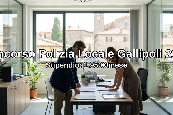 Concorso Comune di Gallipoli 2026: 10 Posti per Agenti di Polizia Locale - Guida Completa