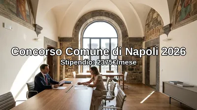 Concorso Comune Napoli 2026