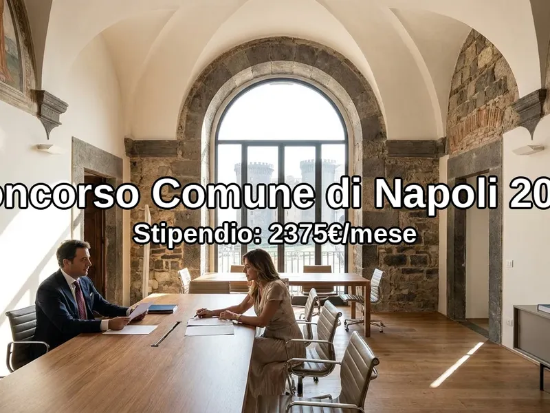 Concorso Comune Napoli 2026