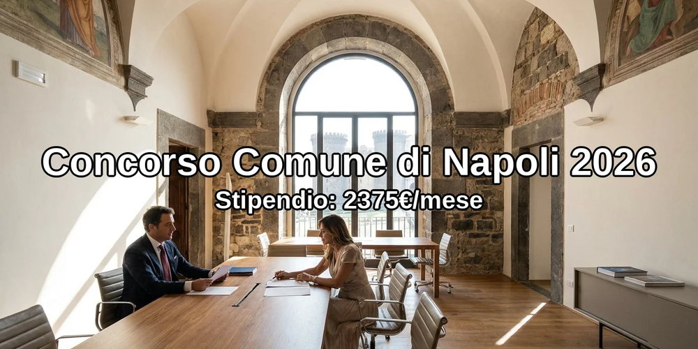 Concorso Comune Napoli 2026