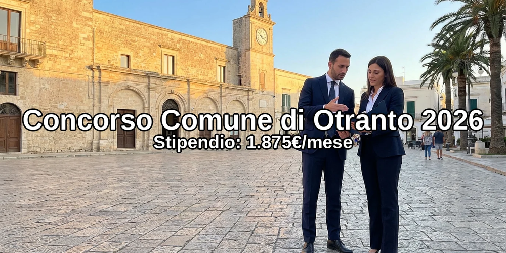 Concorso Comune Otranto 2026