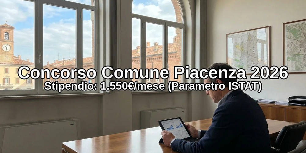 Concorso Comune Piacenza 2026 Rilevatori