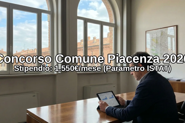 Concorso Comune di Piacenza 2026: 30 Posti per Rilevatori Statistici - Guida Completa all'Albo Permanente
