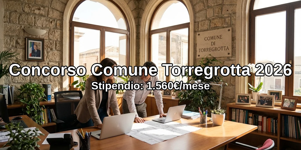 Concorso Comune Torregrotta 2026 Asu