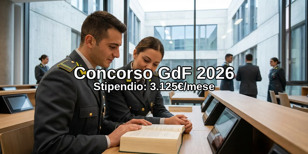 Concorso Guardia Di Finanza 2026