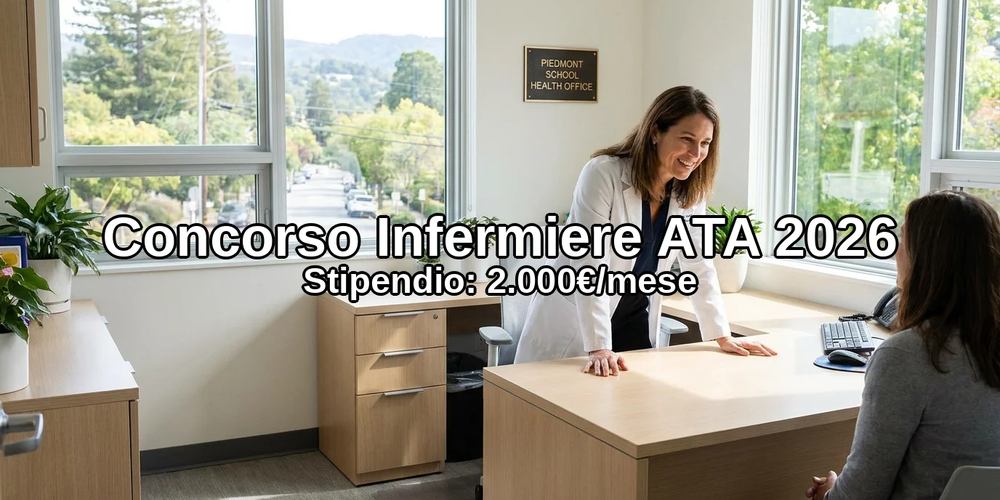 Concorso Infermiere Ata Piemonte 2026