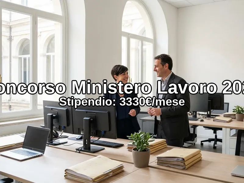 Concorso Ministero Lavoro 2025