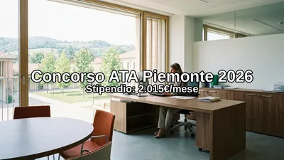 Concorso Operatore Servizi Agrari Piemonte 2026