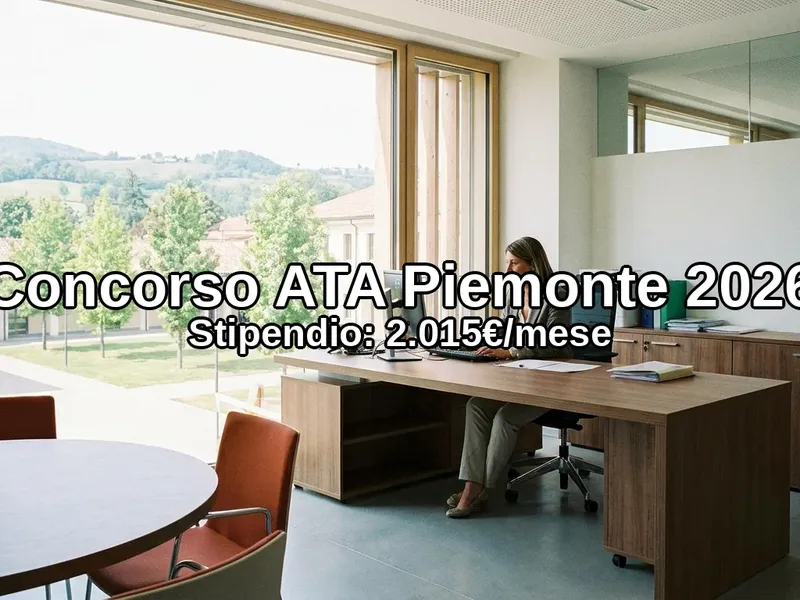 Concorso Operatore Servizi Agrari Piemonte 2026