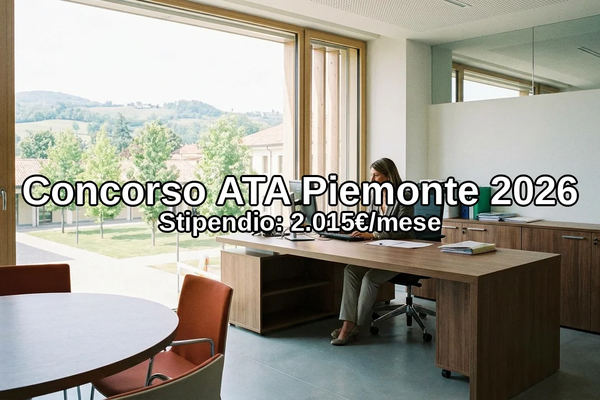 Concorso Operatore Servizi Agrari Piemonte 2026: Bando ATA 24 Mesi - Guida Completa
