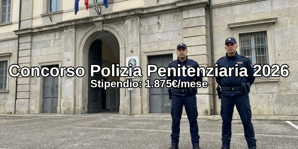 Concorso Polizia Penitenziaria 2026