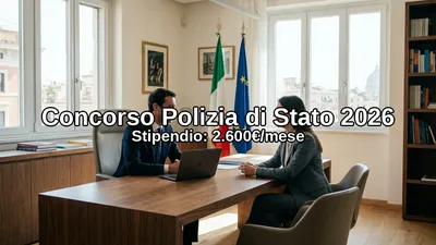 Concorso Polizia Stato 2026