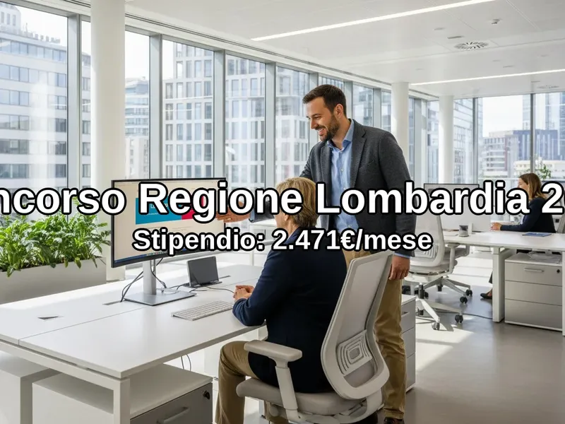 Concorso Regione Lombardia 2026